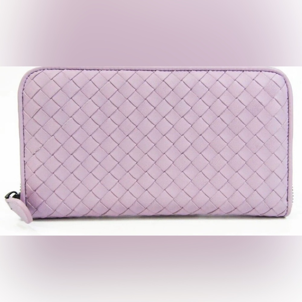 Bottega Veneta Intrecciato Women's Leather Long Wallet
